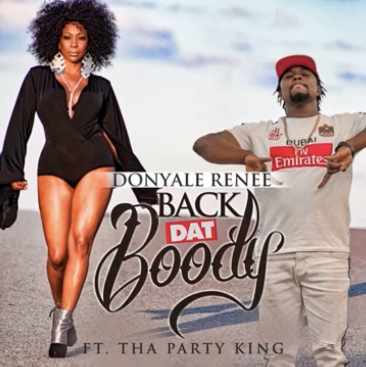 Back Dat Booty single cover — Donyale Renee featuring THA PARTY KING